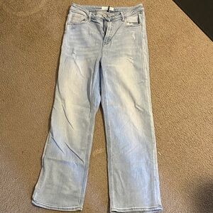 Classic Light Blue Straight Leg Women's Jeans